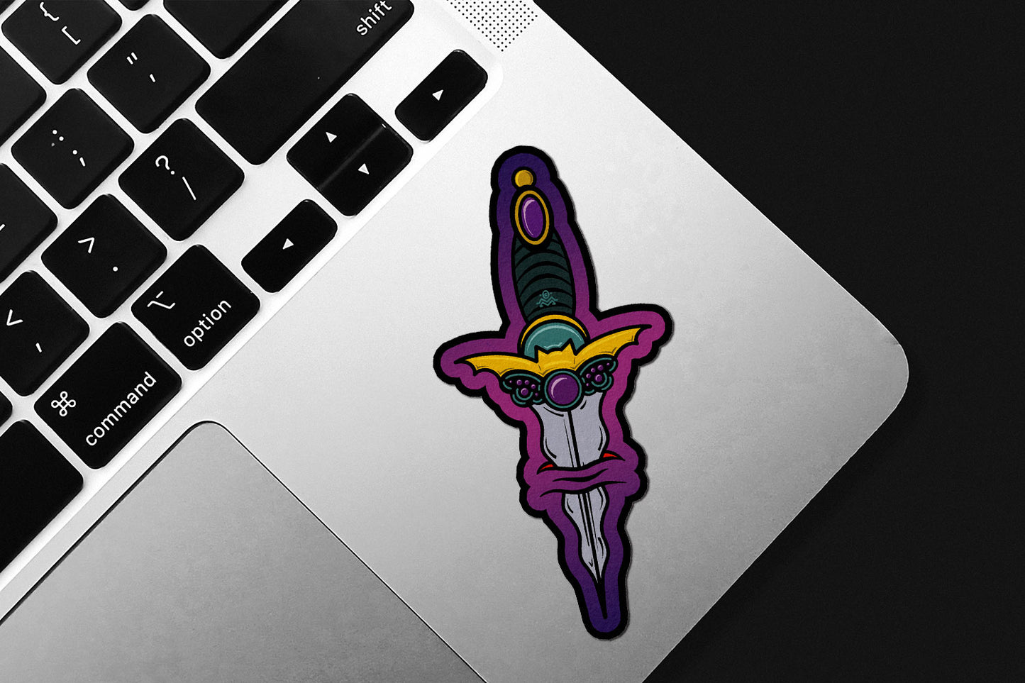 Ritual Dagger Die-Cut Sticker