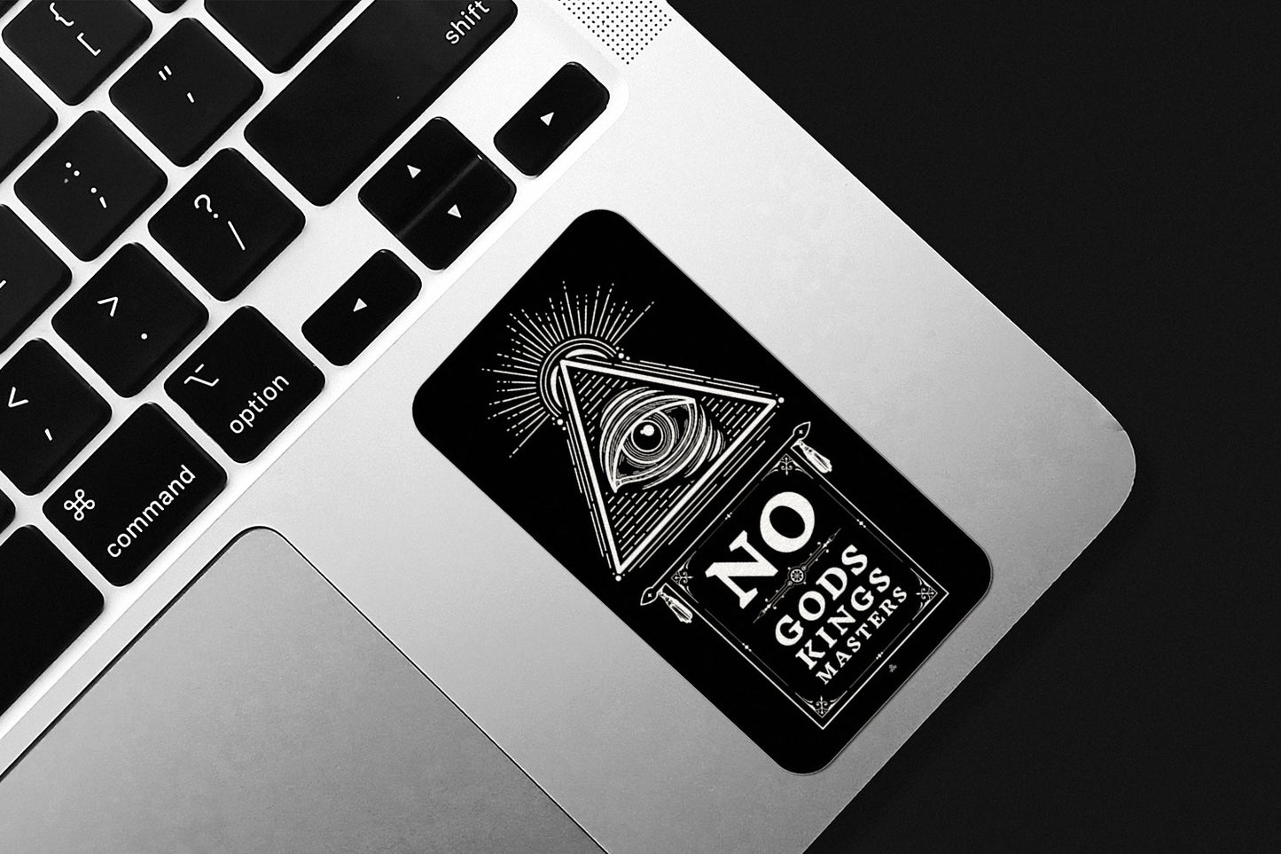 No Gods / Kings / Masters Die-Cut Sticker