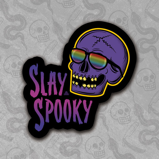 Slay Spooky Die Cut Sticker